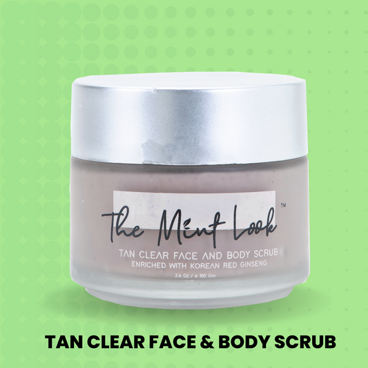 Tan Clear Face & Body Scrub (Enriched With Korean Red Ginseng)